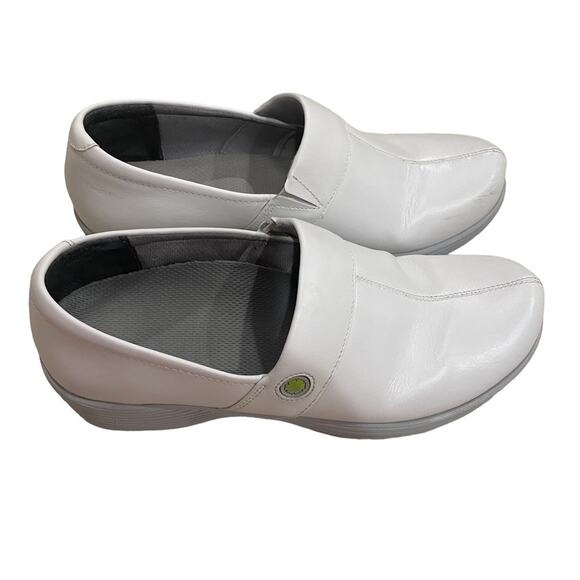 Dansko Nursing Shoe Work Wonders Coral Clog White Leather Upper Size 38(8-8.5) - Picture 11 of 11
